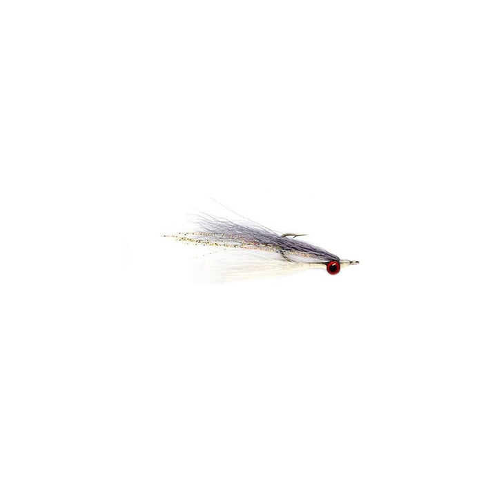 Clouser Minnow Gray &amp; White - Flies - Fly Fish Food
