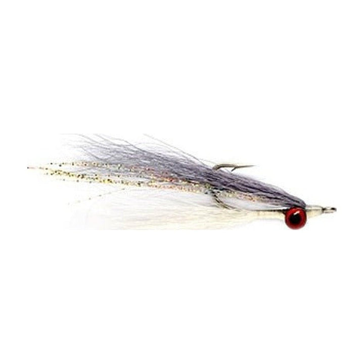 Clouser Minnow Gray &amp; White - Flies - Fly Fish Food