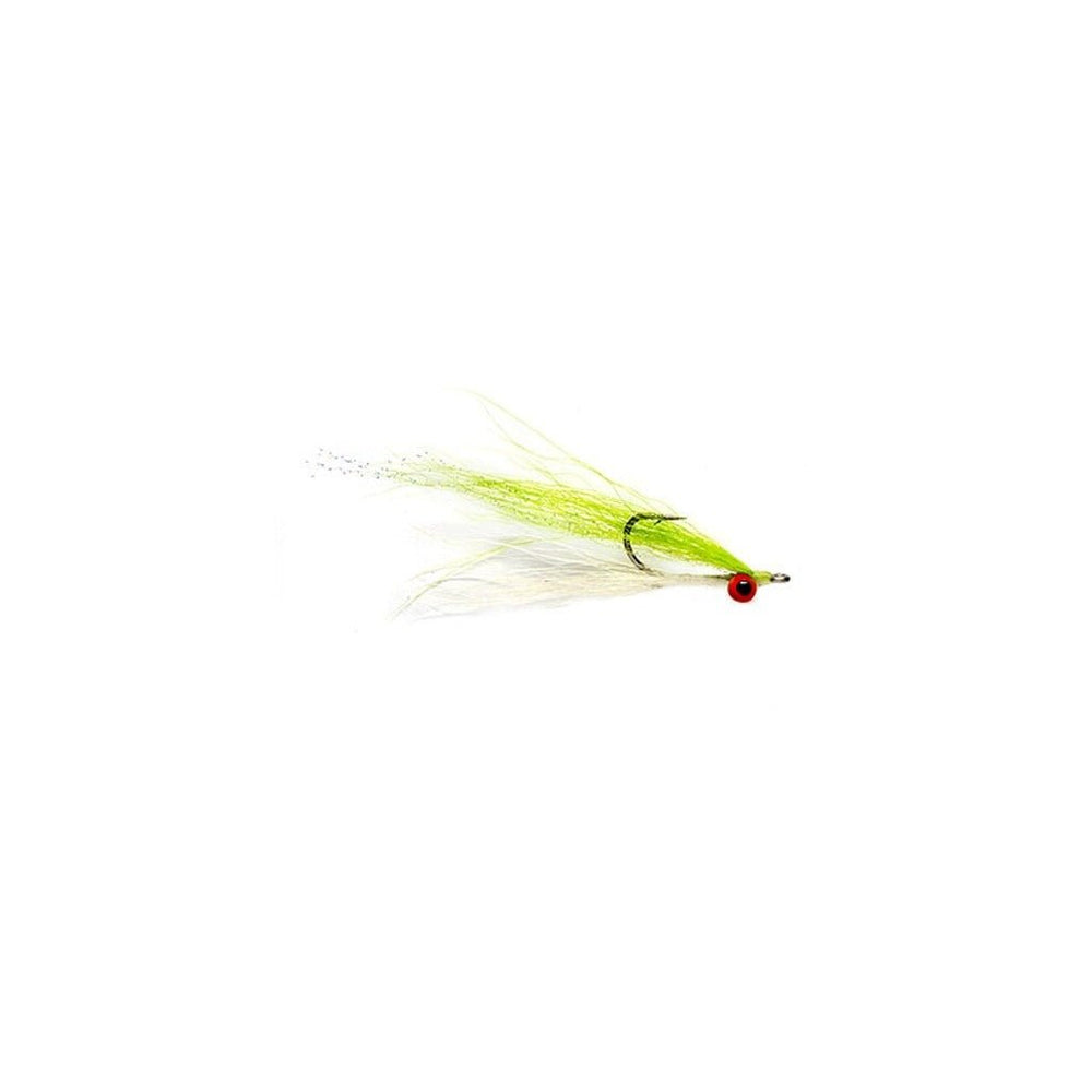 Clouser Minnow Chartreuse & White - Flies - Fly Fish Food