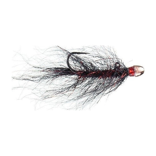 Chan's Balanced Ruby - Eyed Leech - Black/Red - Flies - Fly Fish Food