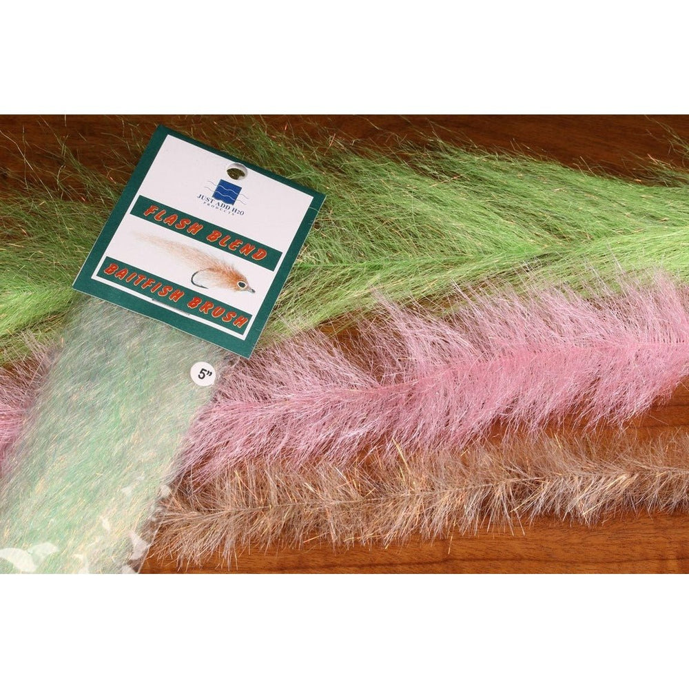 Flash Blend Baitfish Brush - Synthetic Fibers & Flash - Fly Fish Food