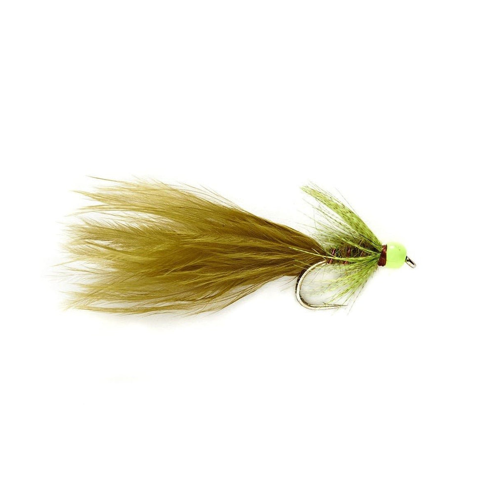 Hothead Damsel Chartreuse Bead - Flies - Fly Fish Food