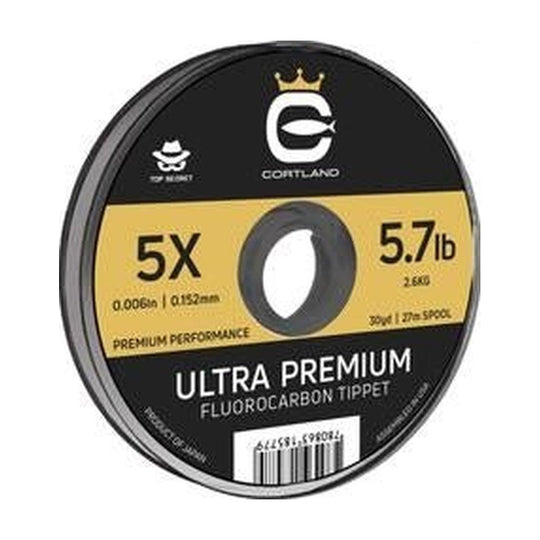 Cortland Ultra Premium Fluorocarbon Tippet - Tippet, Leader & Accessories - Fly Fish Food