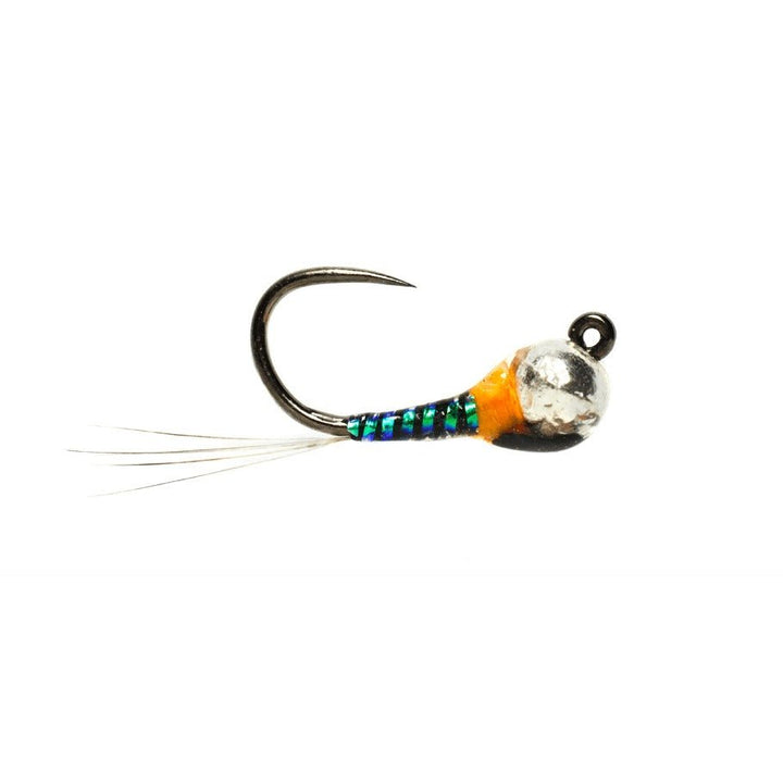 Tungsten Bomb Pearl &amp; Orange Jig - Flies - Fly Fish Food