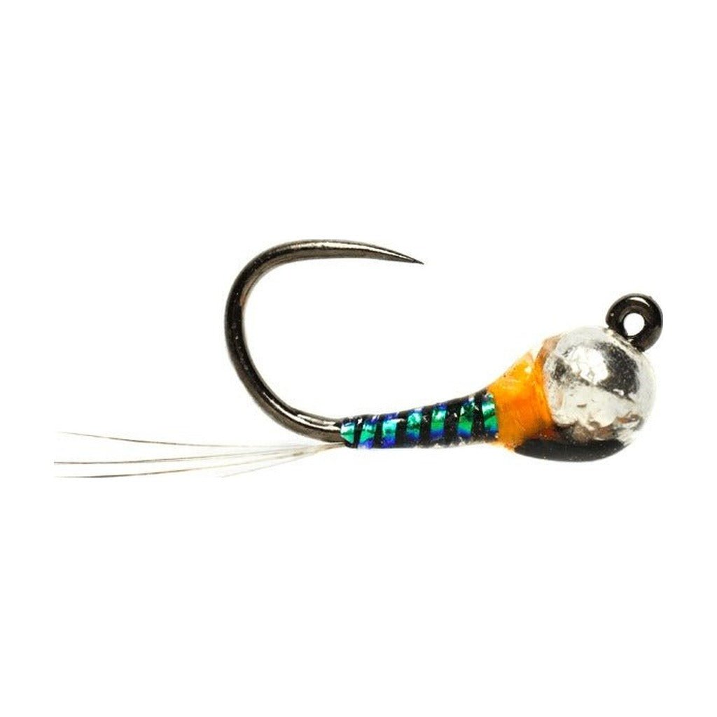 Tungsten Bomb Pearl &amp; Orange Jig - Flies - Fly Fish Food
