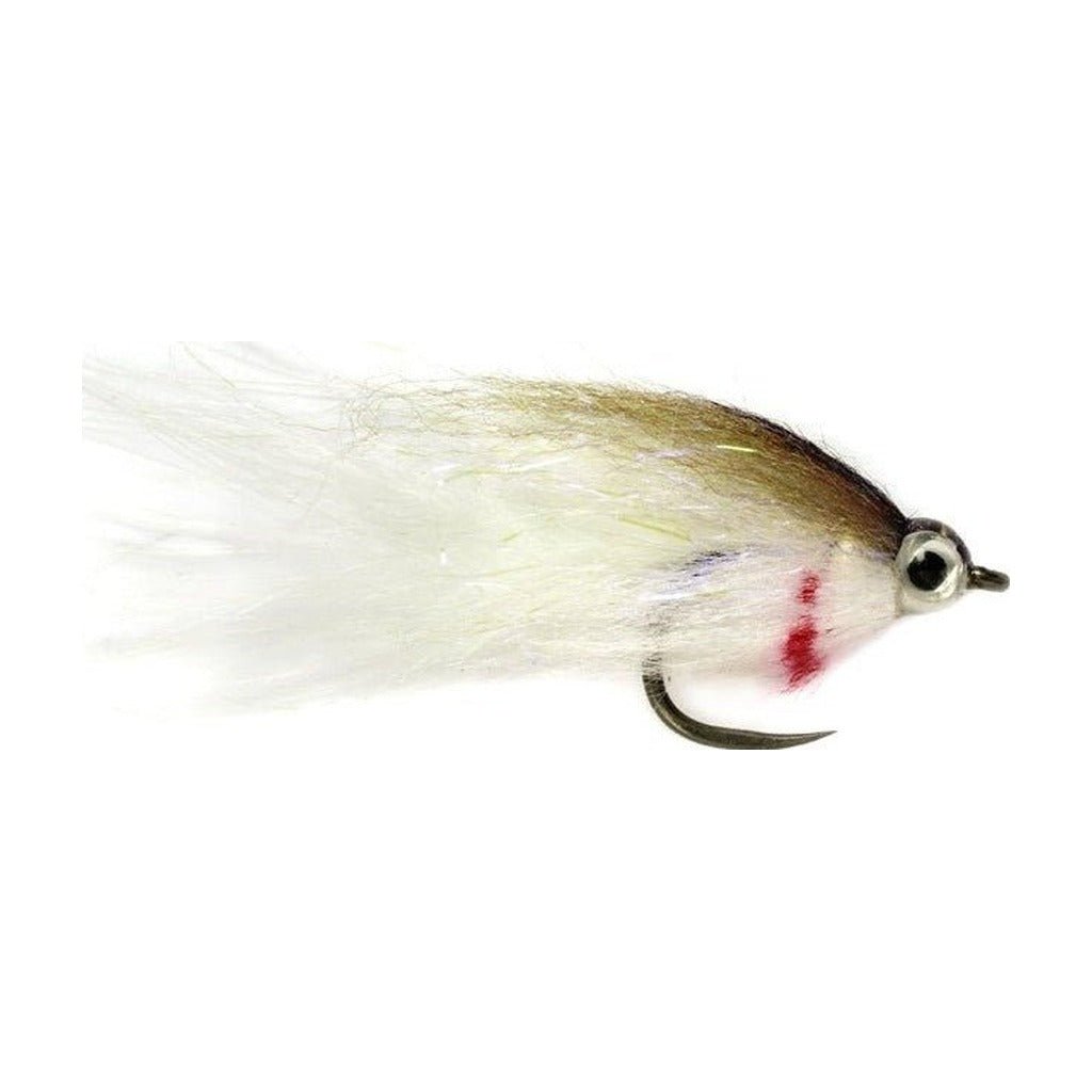 Baby Fat Minnow Olive & White - 8 - Flies - Fly Fish Food