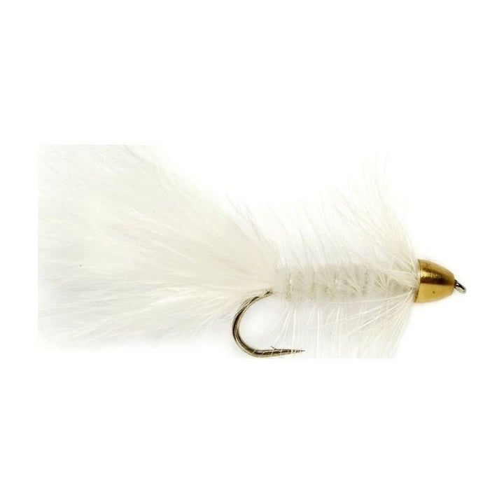 Cone Head Wooly Bugger White - Flies - Fly Fish Food