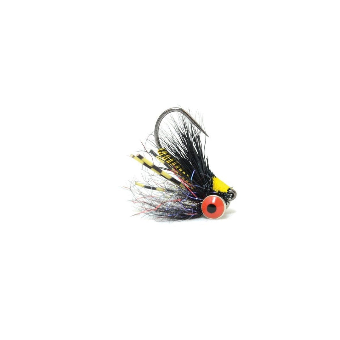 Bluegill Mini Slider Black/Yellow - Flies - Fly Fish Food