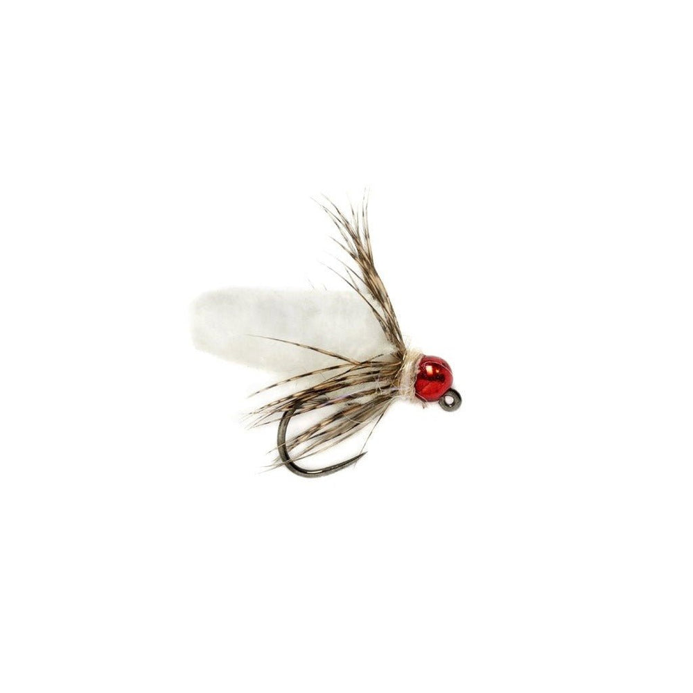 Tungsten Bomb Mop Fly White - Flies - Fly Fish Food