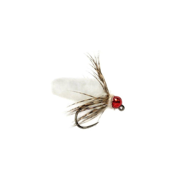 Tungsten Bomb Mop Fly White - Flies - Fly Fish Food