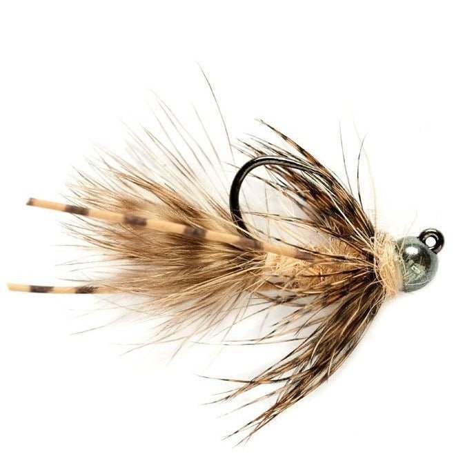 Tungsten Jig Bugger - Tan - Barbless - Flies - Fly Fish Food