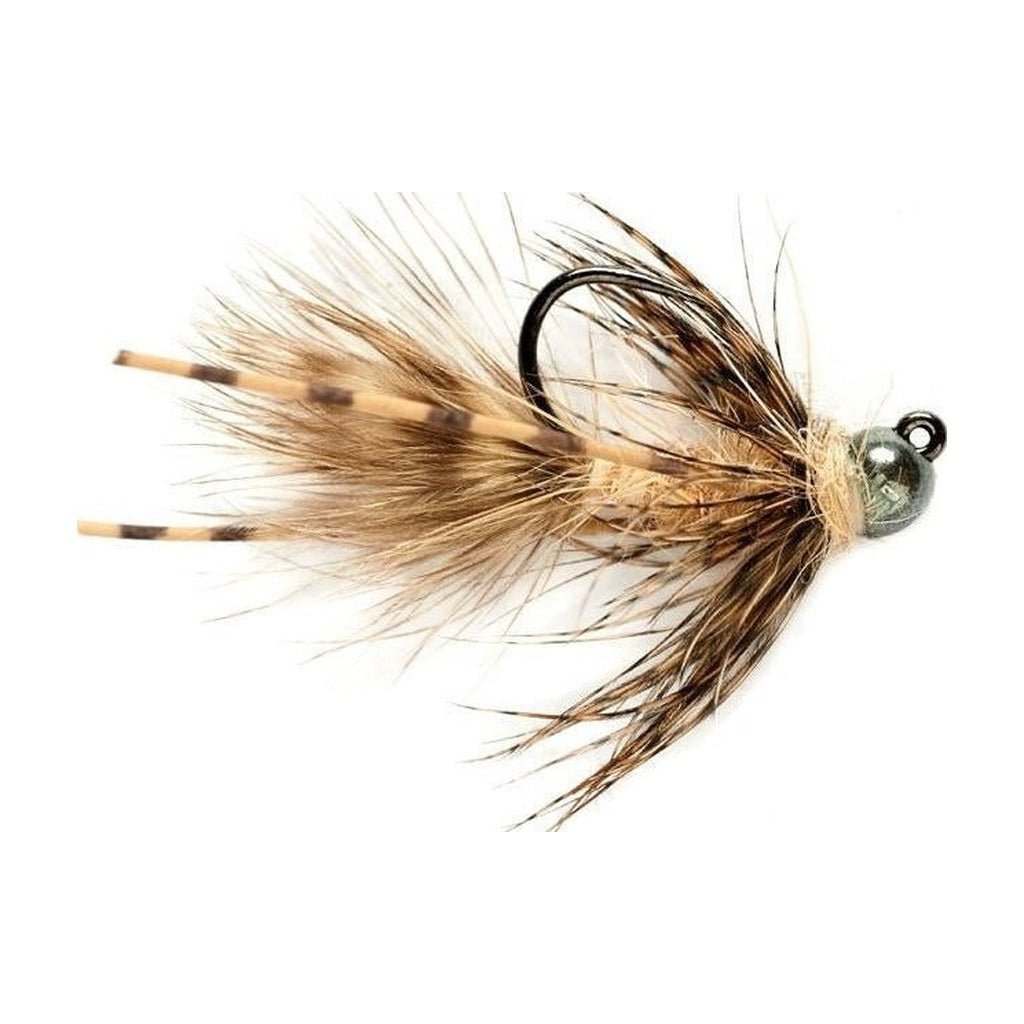 Tungsten Jig Bugger - Tan - Barbless - Flies - Fly Fish Food