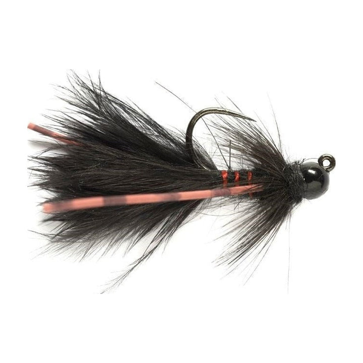 Tungsten Jig Bugger - Black - Barbless - Flies - Fly Fish Food