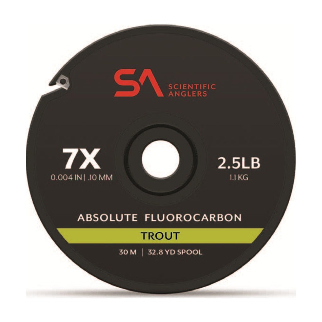 Scientific Anglers Absolute Fluorocarbon Trout Tippet - 30m - Tippet, Leader & Accessories - Fly Fish Food