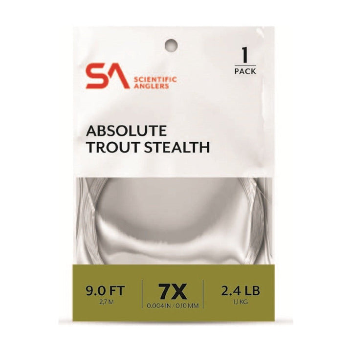 Scientific Anglers Absolute Trout Stealth Leader - 9&