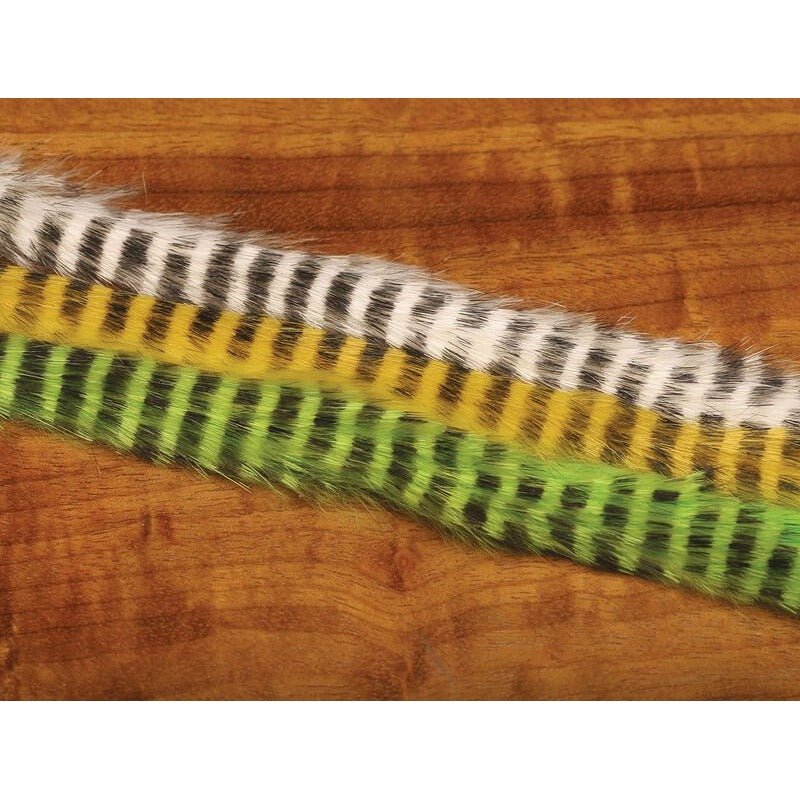 Magnum Black Barred Rabbit Strips - Hair & Fur - Fly Fish Food