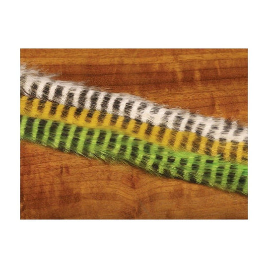 Magnum Black Barred Rabbit Strips - Hair & Fur - Fly Fish Food