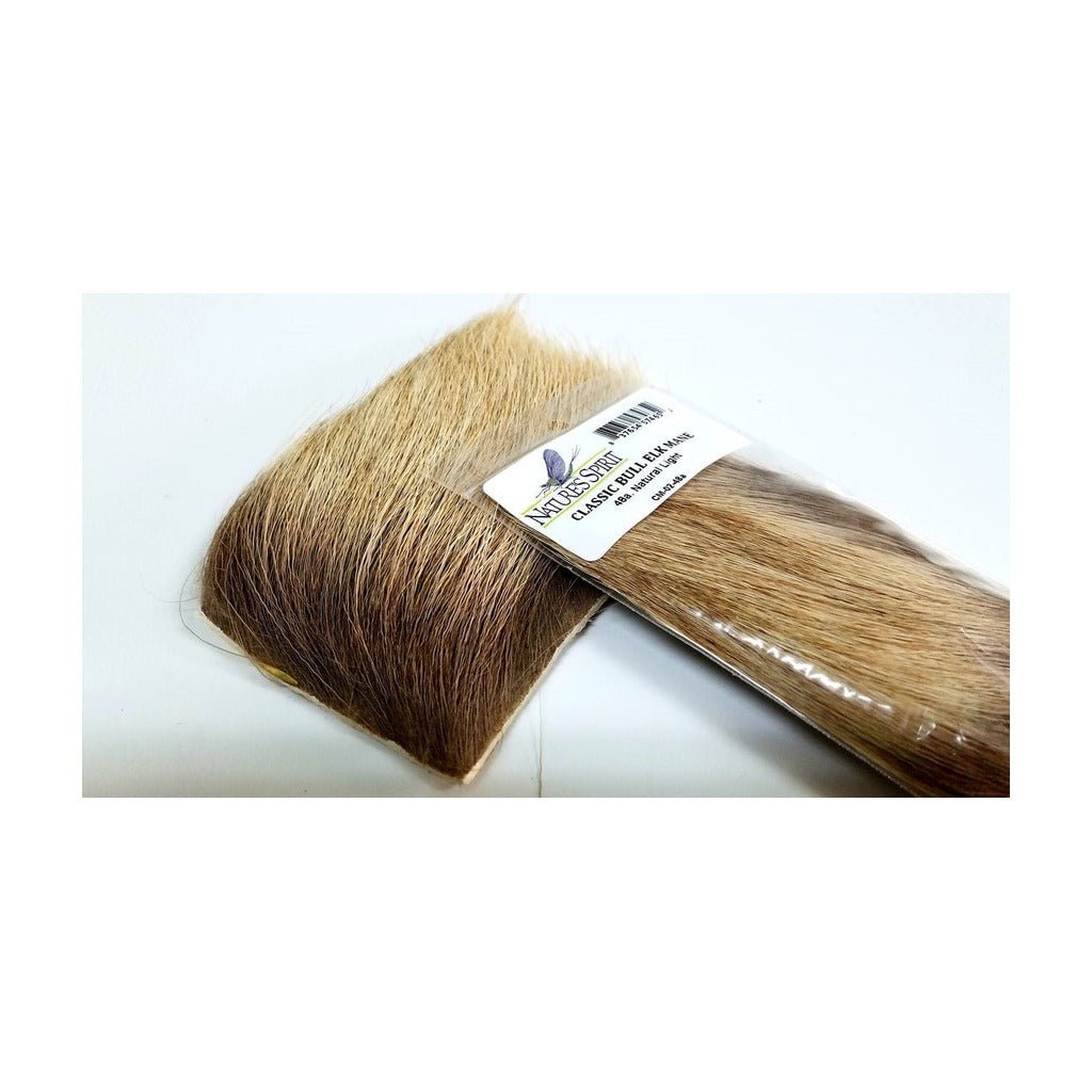 Classic Bull Elk Mane 3x4 Large Patch - Hair &amp; Fur - Fly Fish Food
