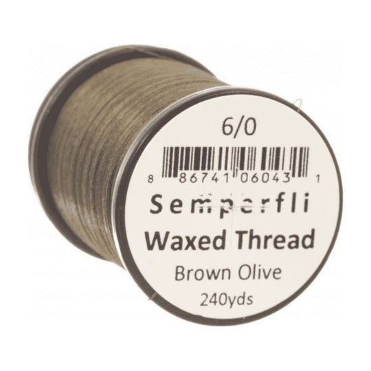 Semperfli Classic Waxed Thread - 6/0 Bulk Spool - Thread - Fly Fish Food