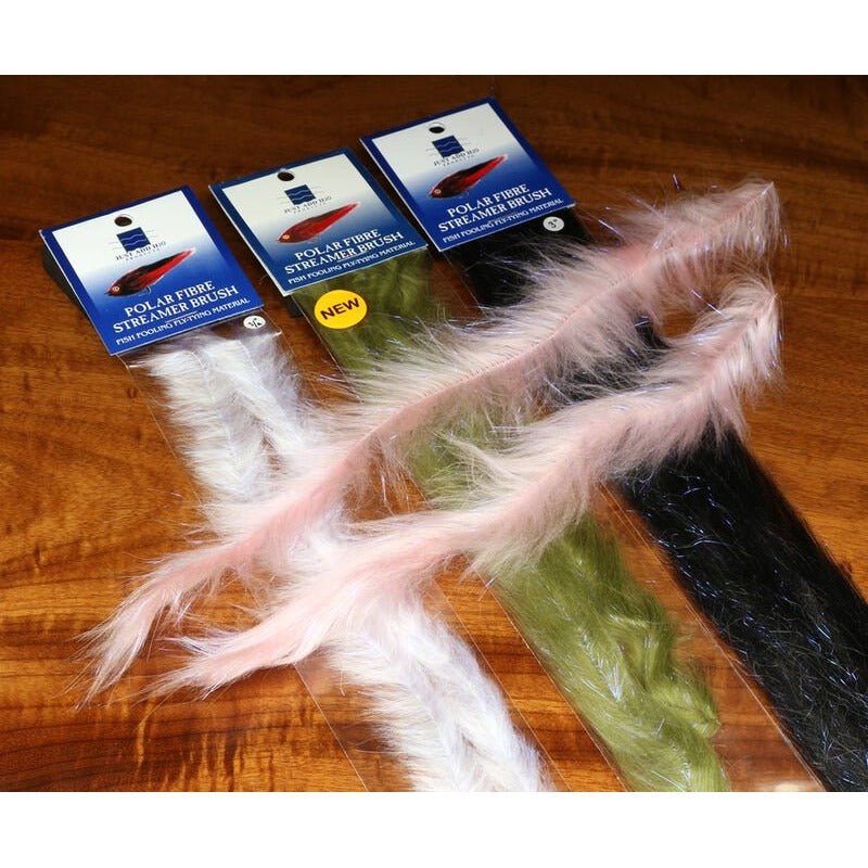 Polar Fiber Streamer Brush - Synthetic Fibers & Flash - Fly Fish Food