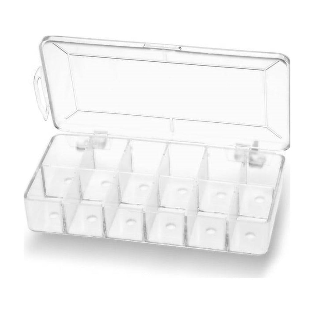 Crystal Clear 12 Compartment Dubbing Dispenser - Fly Tying Accessories - Fly Fish Food