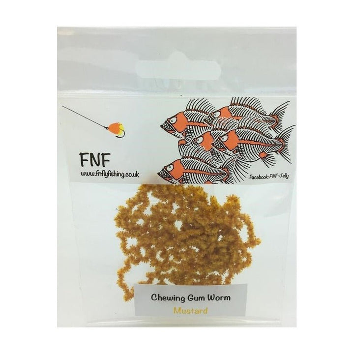 FNF 3mm Chewing Gum Worm Chenille - Chenille - Fly Fish Food