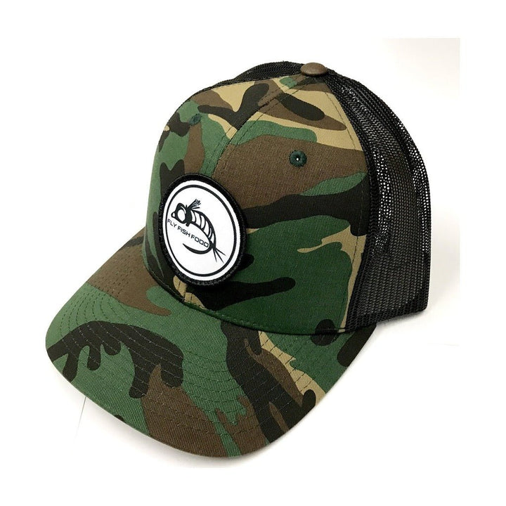 Fly Fish Food Logo Hat - Camo/Black - Hats - Fly Fish Food