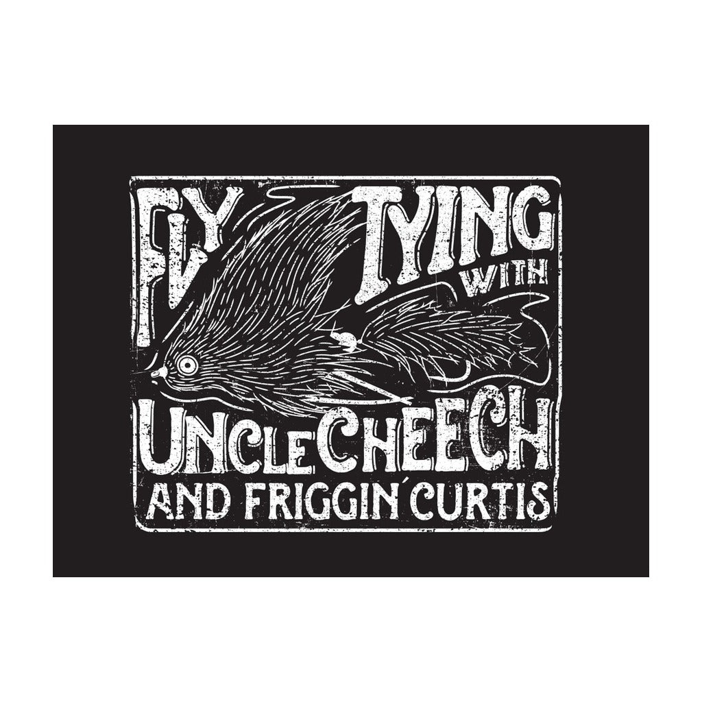 Fly Tying with Uncle Cheech and Friggin Curtis Sticker - Stickers - Fly Fish Food