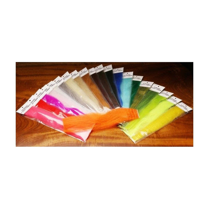 Strung Fuzzy Fiber - Synthetic Fibers &amp; Flash - Fly Fish Food