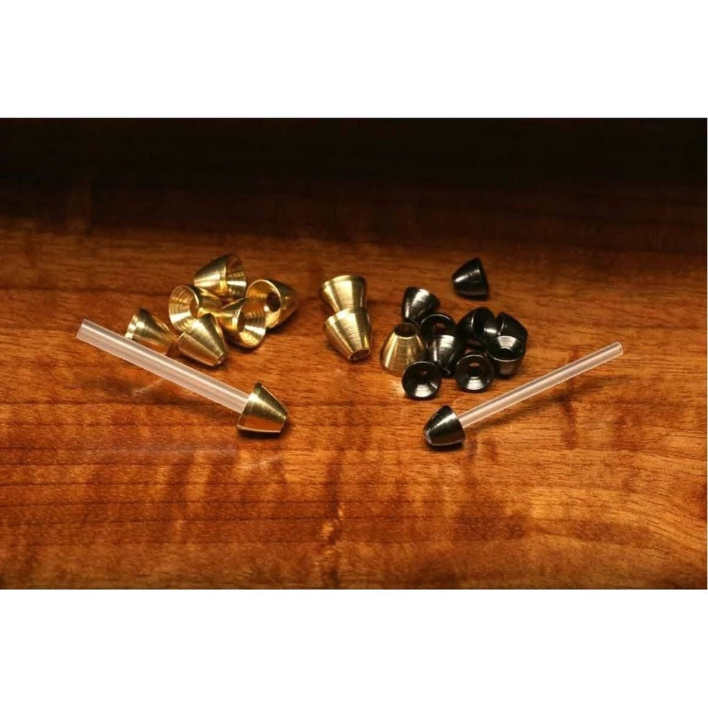 HMH Brass Coneheads for Tubes - Tube Fly Materials - Fly Fish Food
