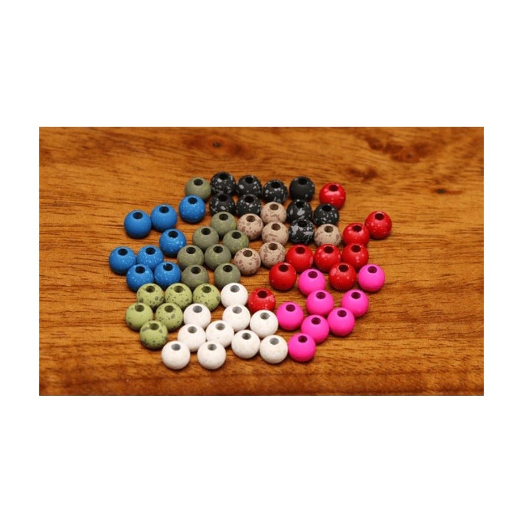 Hareline Mottled Tactical Slotted Tungsten Beads - Beads - Fly Fish Food