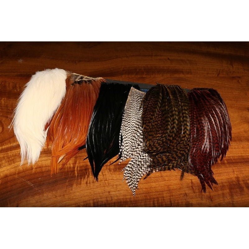Hareline Bugger Hackle Patch - Hackle - Fly Fish Food
