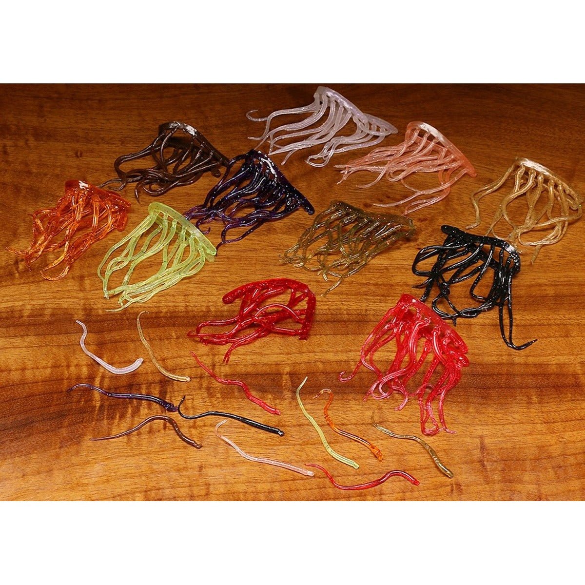 Mini Squiggle Worms - Misc. Synthetics - Fly Fish Food