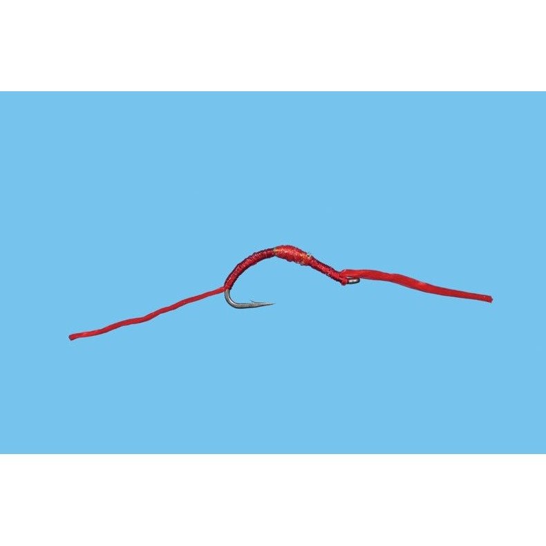 Flossy Worm - Red - Flies - Fly Fish Food