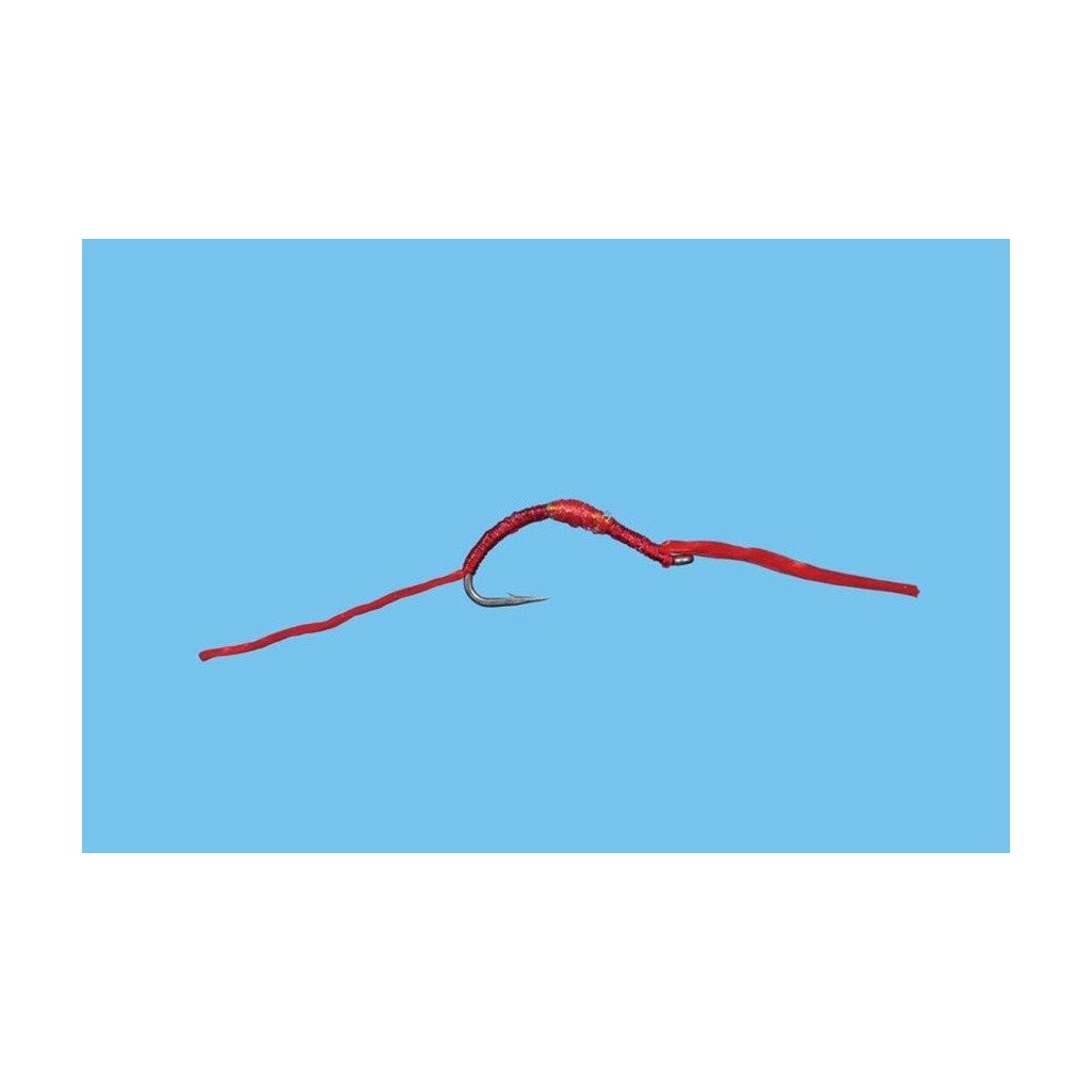 Flossy Worm - Red - Flies - Fly Fish Food
