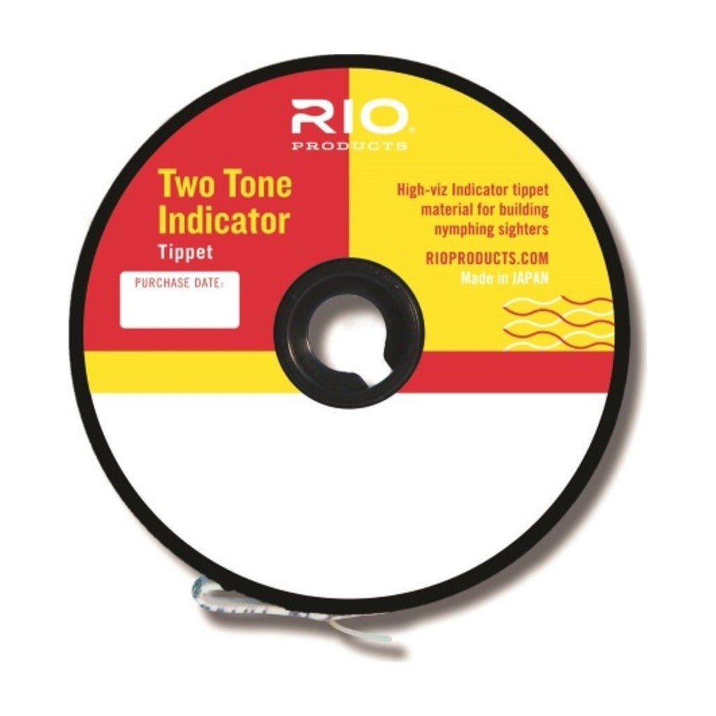 RIO Two - Tone Indicator Tippet - Pink/Yellow - Tippet, Leader &amp; Accessories - Fly Fish Food