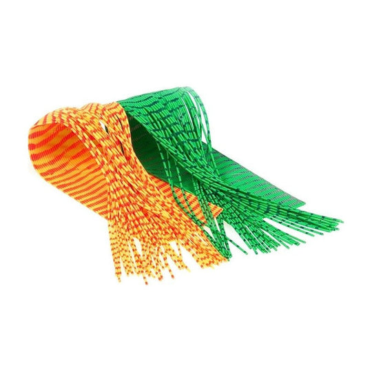 Wapsi Barred Round Rubber Legs - Synthetic Fibers & Flash - Fly Fish Food