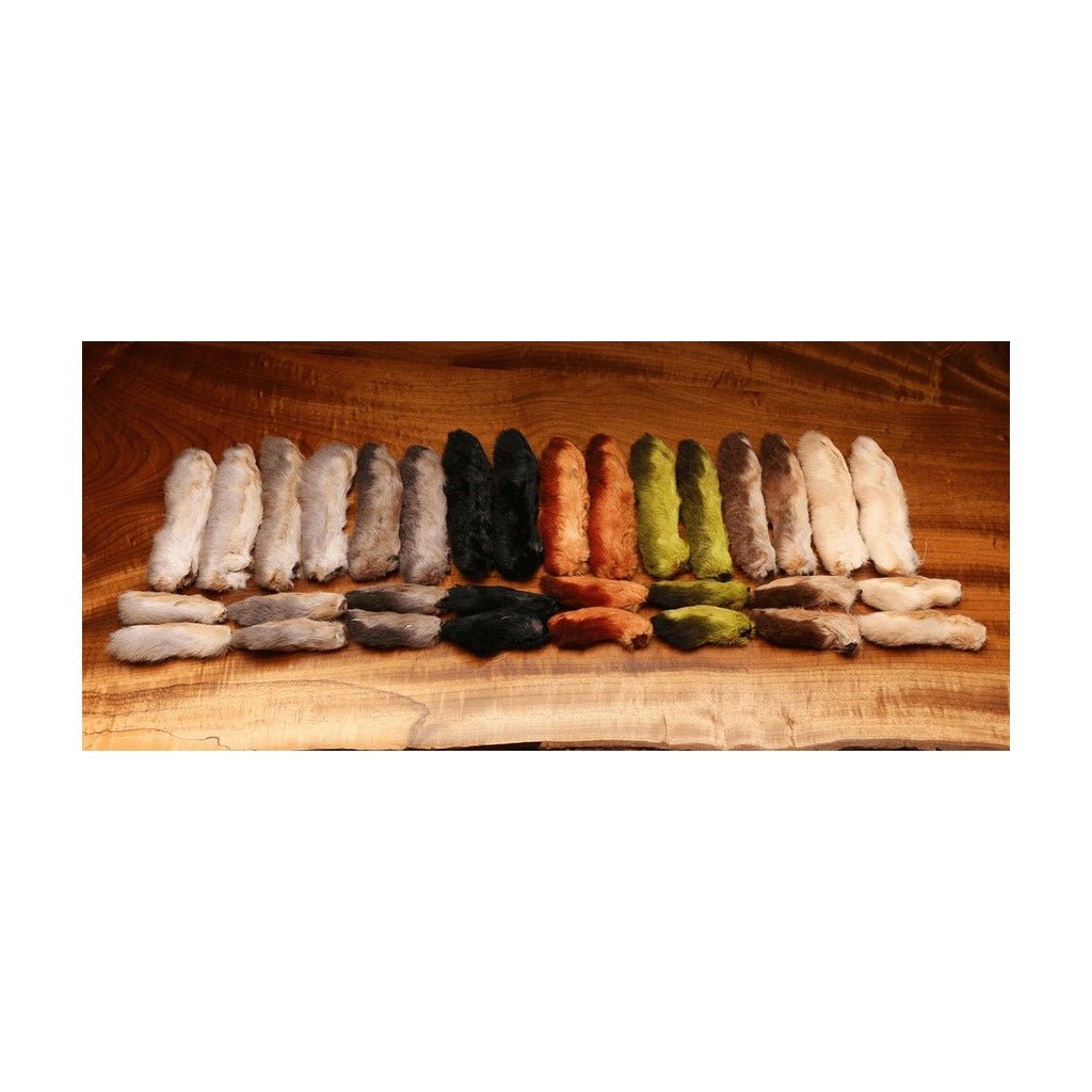 Snowshoe Rabbits Feet - Hair &amp; Fur - Fly Fish Food