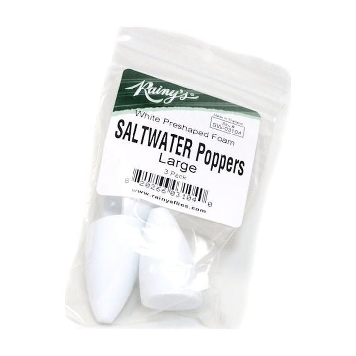Salt Water and Bass Foam Poppers - Foam &amp; Bodies - Fly Fish Food