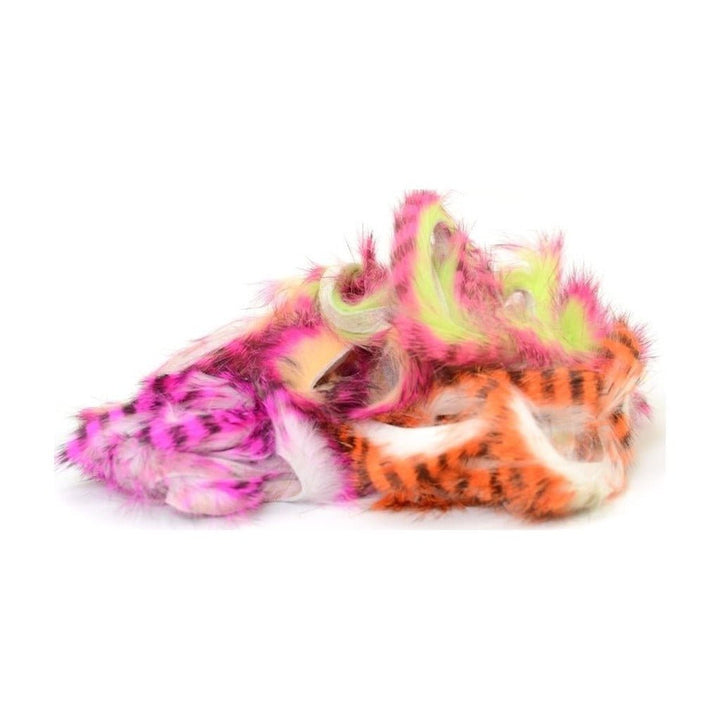 Magnum Tiger Barred Rabbit Strips - Hair &amp; Fur - Fly Fish Food
