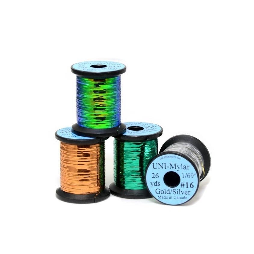 UNI Mylar Double - Sided Tinsel - Wire, Tinsel & Lead - Fly Fish Food