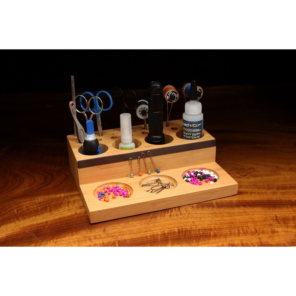 Wooden Tool Caddy - Fly Tying Accessories - Fly Fish Food