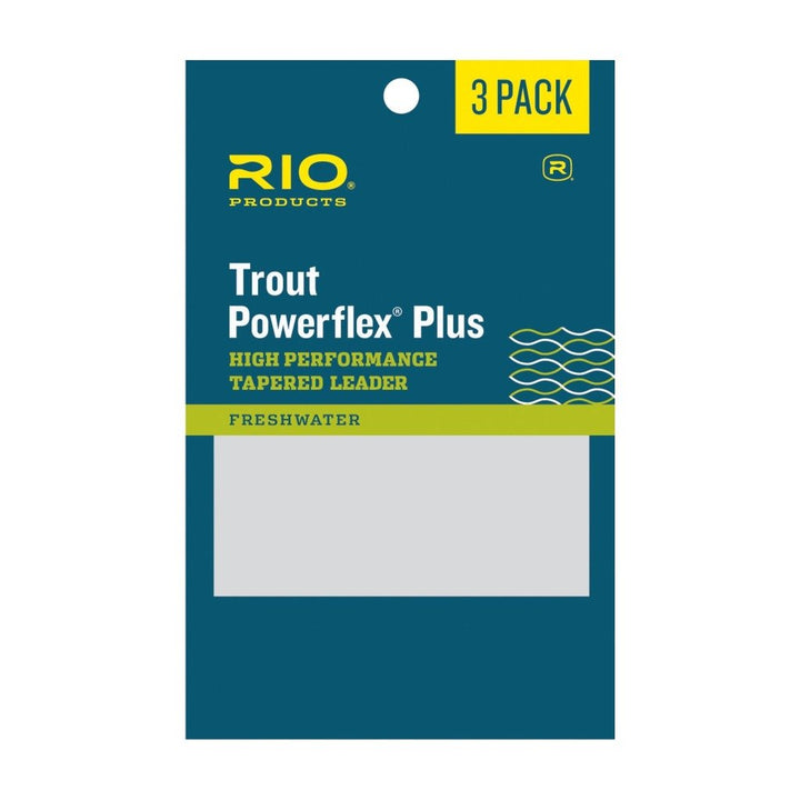 Rio PowerFlex Plus Leader 3 - Pack - Tippet, Leader &amp; Accessories - Fly Fish Food