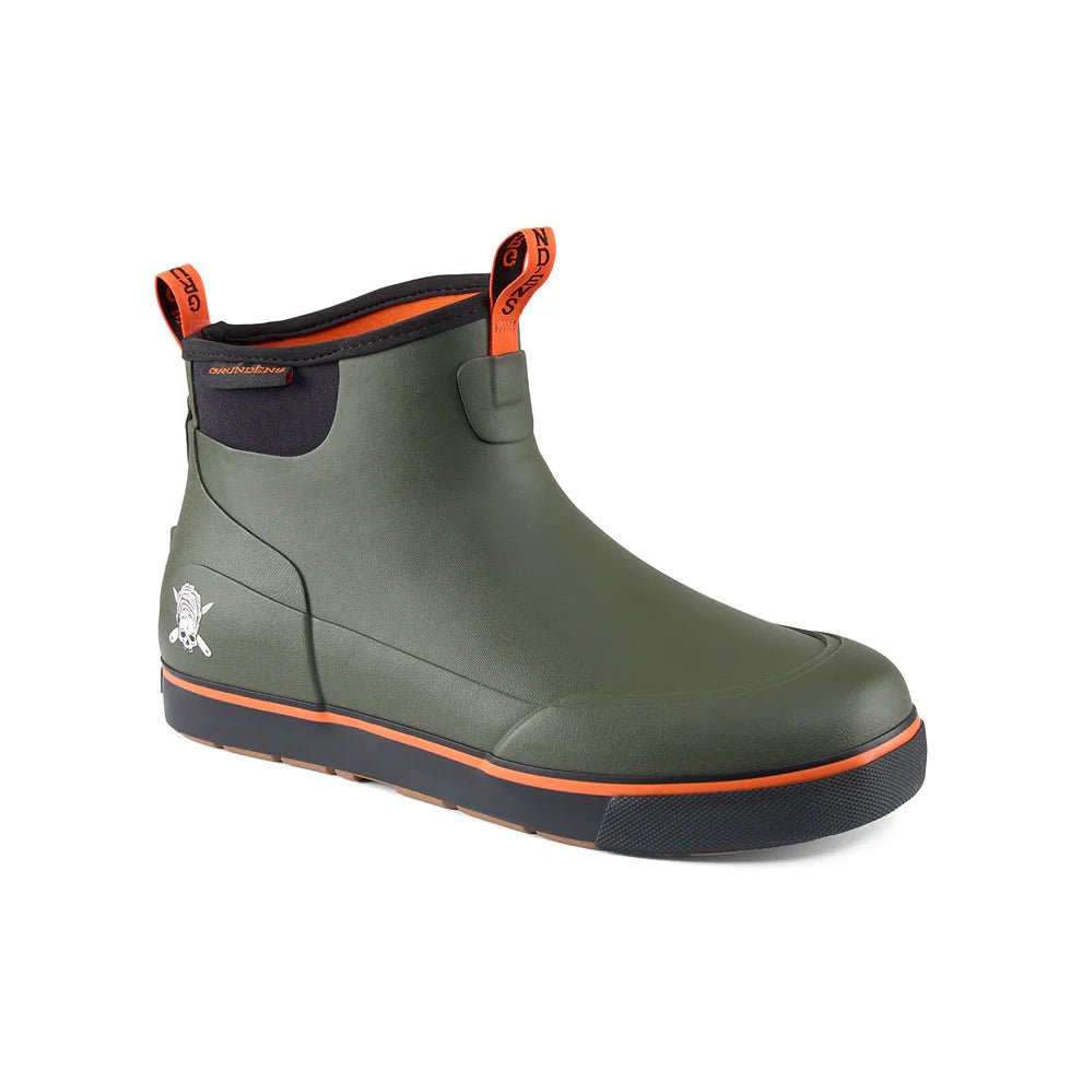 Grundens Deck - Boss Ankle Boot - Zero Shucks - Boots &amp; Cleats - Fly Fish Food