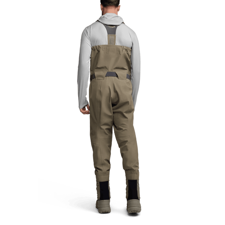 Sitka CrossCurrent Zip GTX Stockingfoot Wader - Bark Brown - Waders - Fly Fish Food