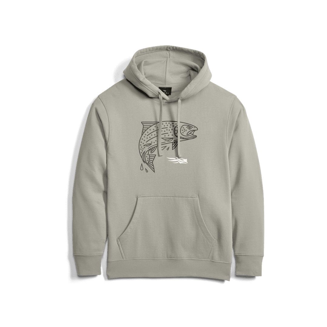 Sitka - Target Pullover Hoodie - Pebble Grey Trout - Apparel - Fly Fish Food
