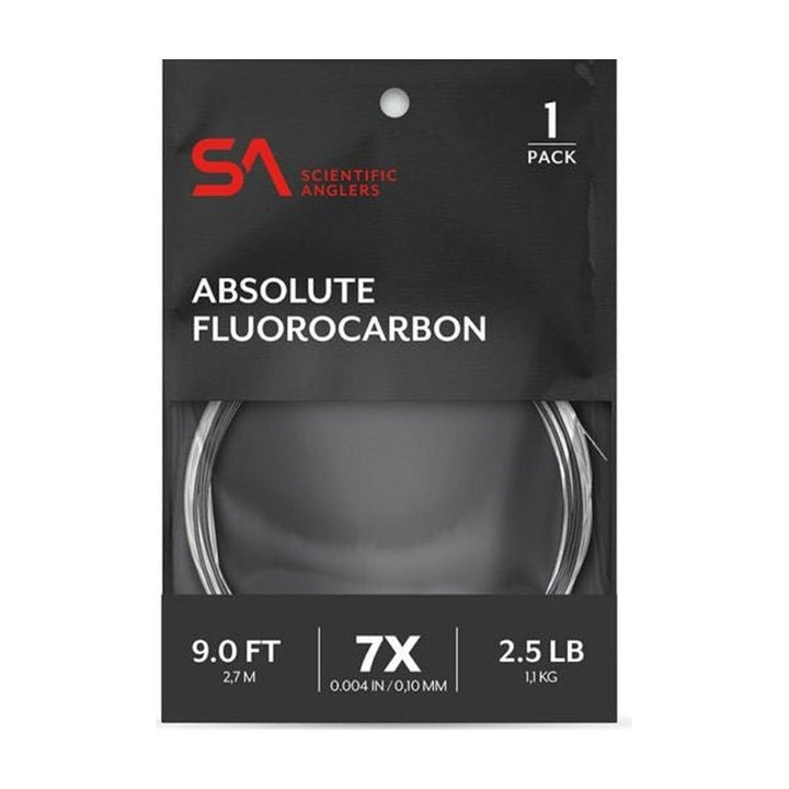 Absolute Fluorocarbon Tapered Leader - 12ft - Tippet, Leader &amp; Accessories - Fly Fish Food