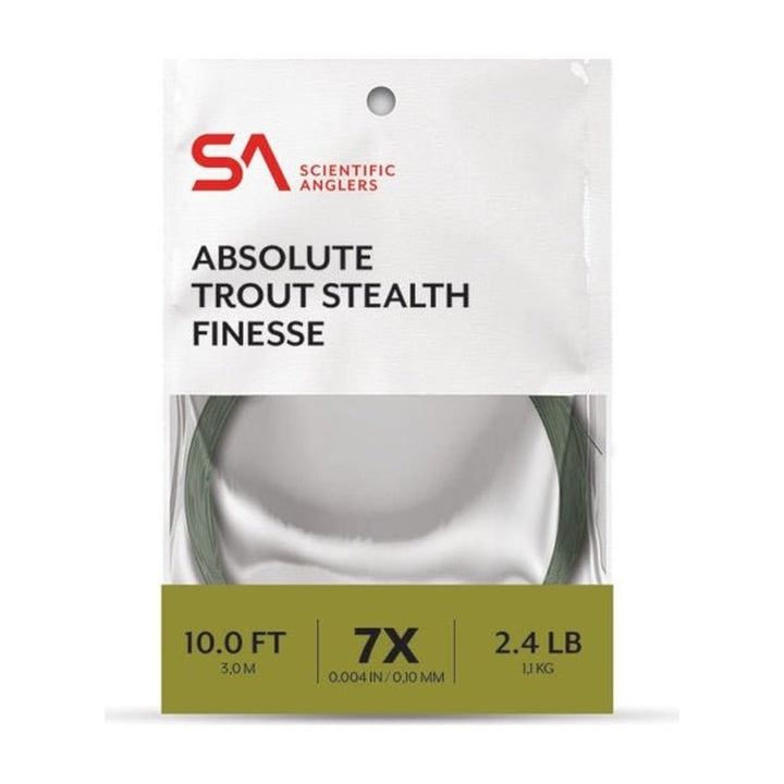 Absolute Trout Stealth Finesse - 12ft - Tippet, Leader &amp; Accessories - Fly Fish Food