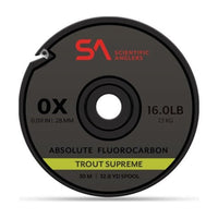 Absolute Trout Supreme Fluorocarbon - 30 Meters - Tippet, Leader & Accessories - Fly Fish Food