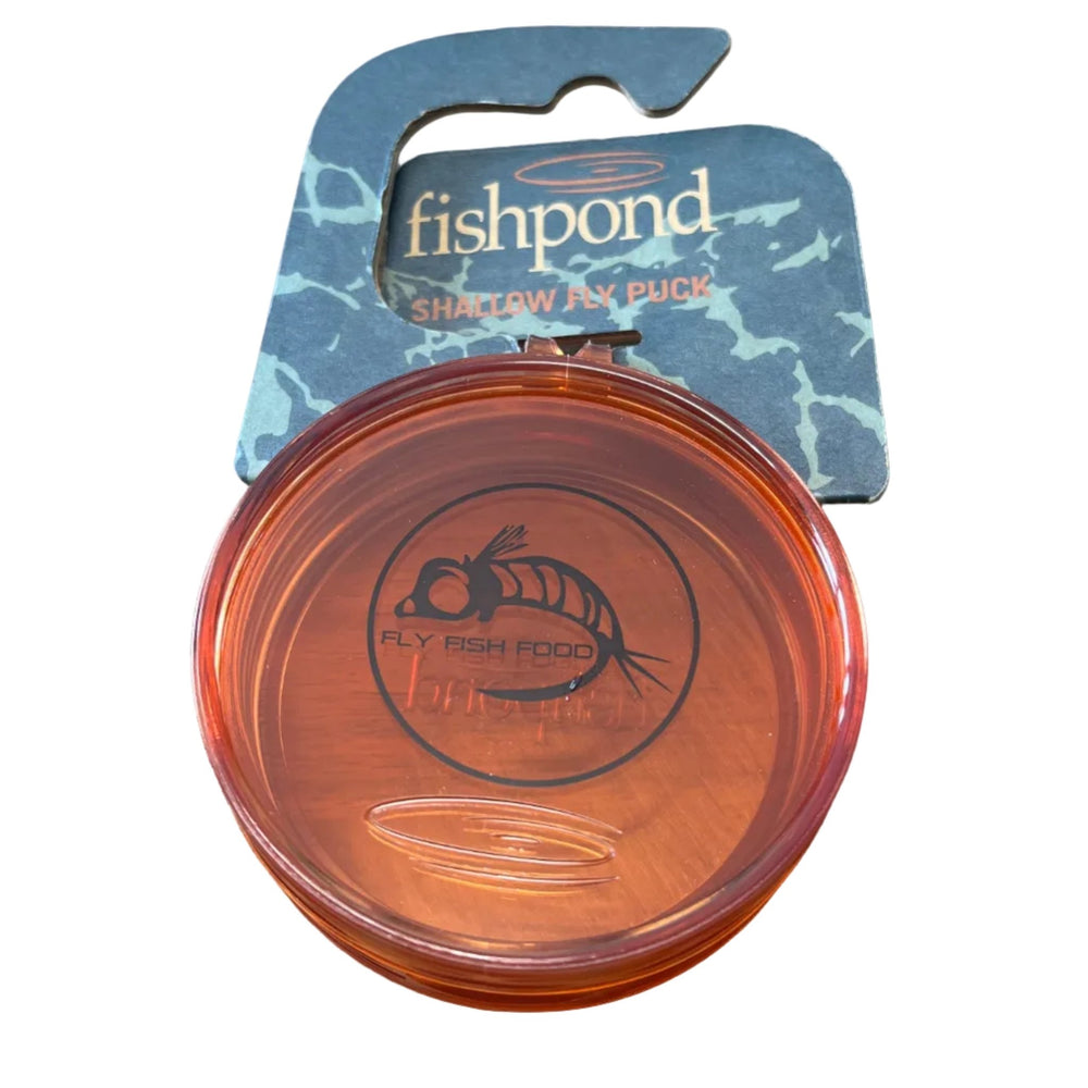 Fly Fish Food "FFF" Logo - Shallow Fly Puck - Ember - Fly Boxes - Fly Fish Food